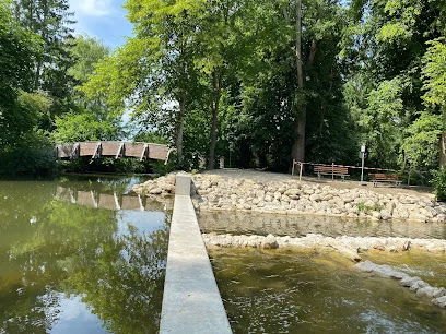 Bild von Stauwehranlage an der Brenz gelegen in Gundelfingen an der Donau, Baden-Wurtemberg